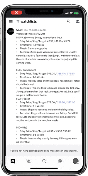 Options Trading Club - Options Trading Alerts Discord